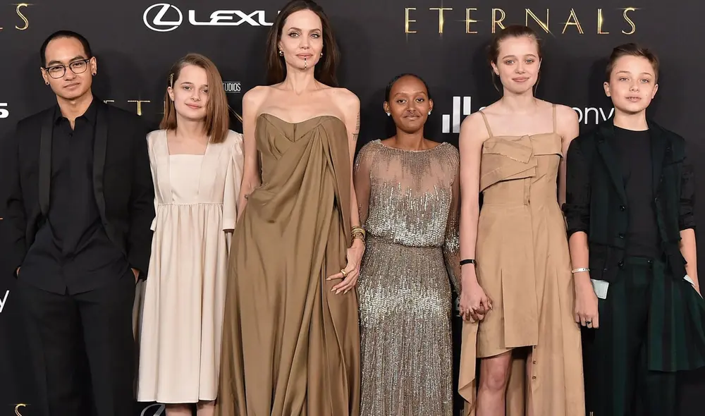 Angelina Jolie fue una de las protagonistas del estreno mundial de Eternals. Foto: EFE Angelina Jolie fue una de las protagonistas del estreno mundial de Eternals. Foto: EFE