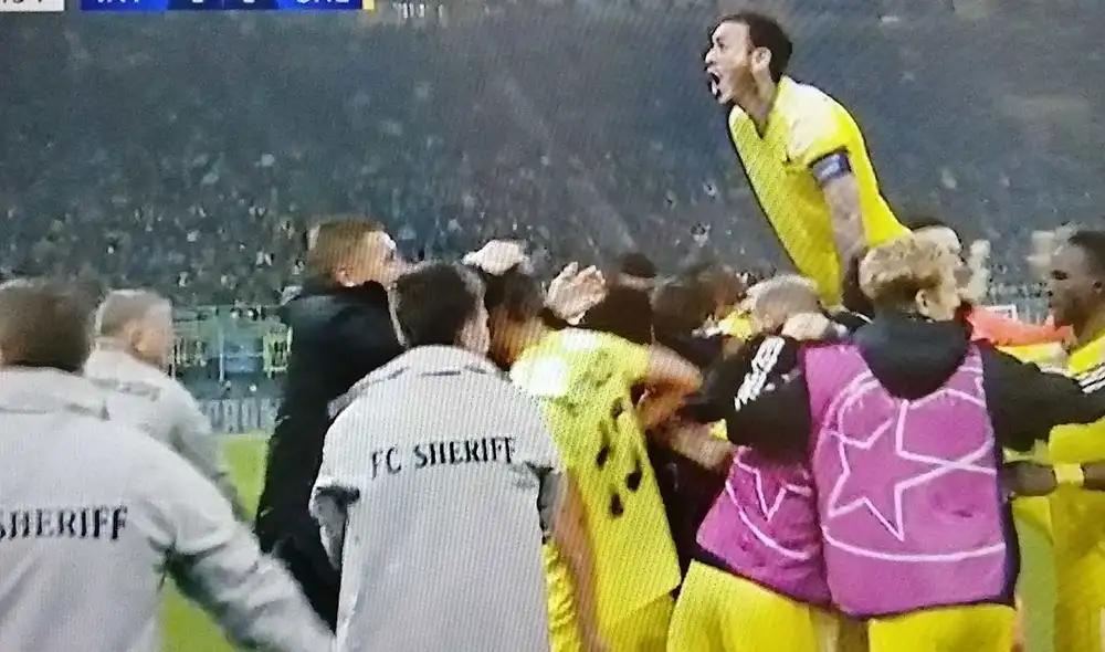 Gustavo Dulanto llegó este año al FC Sheriff después de salir del Boavista. Foto: captura ESPN Gustavo Dulanto llegó este año al FC Sheriff después de salir del Boavista. Foto: captura ESPN