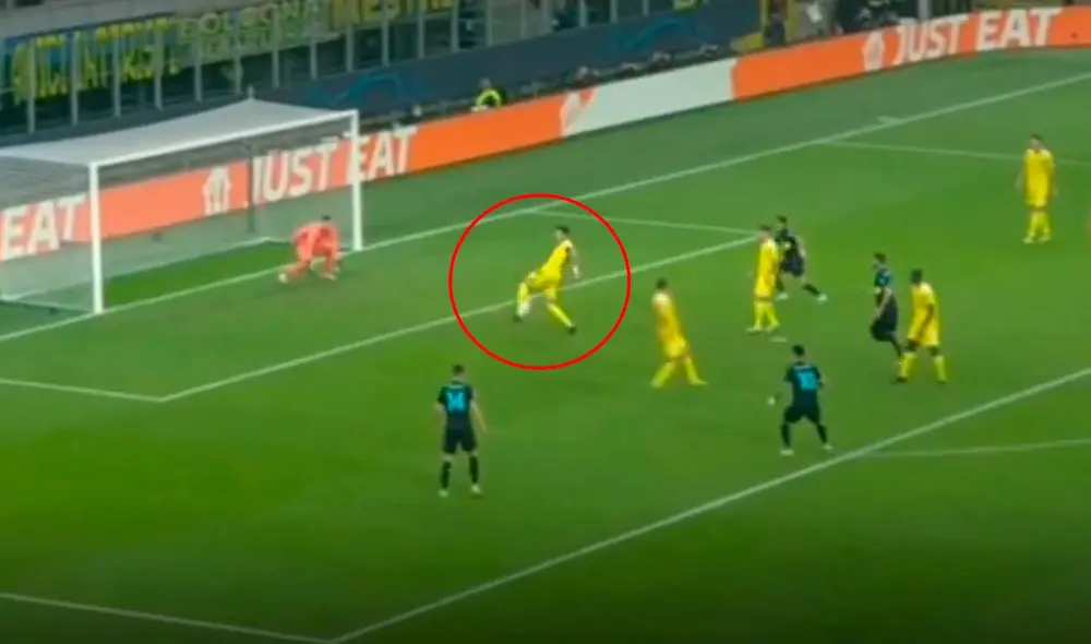 Gustavo Dulanto fue titular ante Inter de Milán y jugó los 90'. Foto: captura de ESPN Gustavo Dulanto fue titular ante Inter de Milán y jugó los 90'. Foto: captura de ESPN