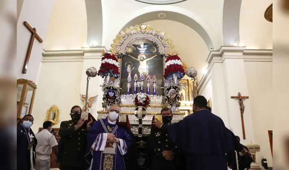 Imagen del Señor de los Milagros está en la Catedral de Piura. Foto: Arzobispado Piura. Imagen del Señor de los Milagros está en la Catedral de Piura. Foto: Arzobispado Piura.