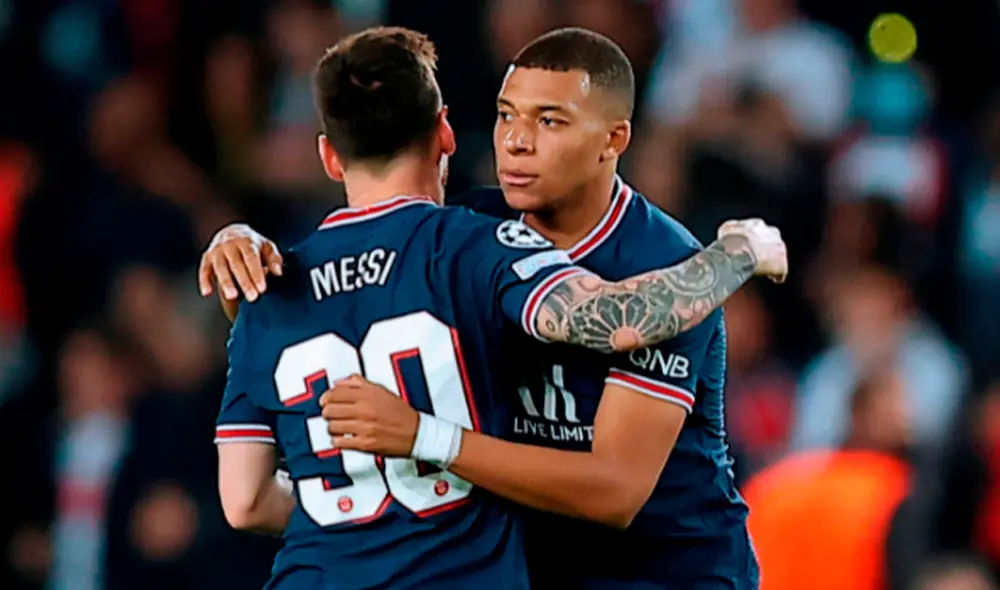 Kylian Mbappé marcó el primer tanto, asistió a Messi y fabricó un penal. Foto: EFE