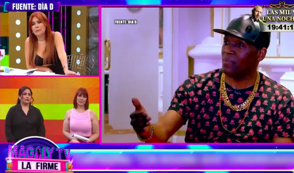 "Si tú dices que no es tu hija, no tienes nada que temer", dijo Magaly Medina a Antonio Cartagena. Foto: captura ATV "Si tú dices que no es tu hija, no tienes nada que temer", dijo Magaly Medina a Antonio Cartagena. Foto: captura ATV