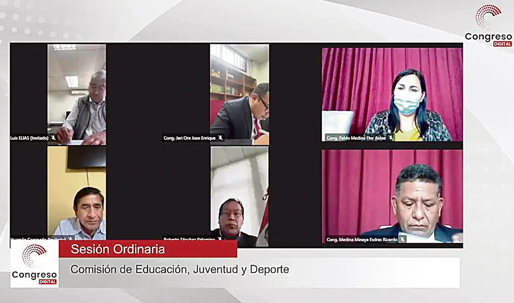 Posturas. Votación de los miembros de la comisión no fue unánime. Hubo voces en contra. Foto: captura de Congreso TV Posturas. Votación de los miembros de la comisión no fue unánime. Hubo voces en contra. Foto: captura de Congreso TV