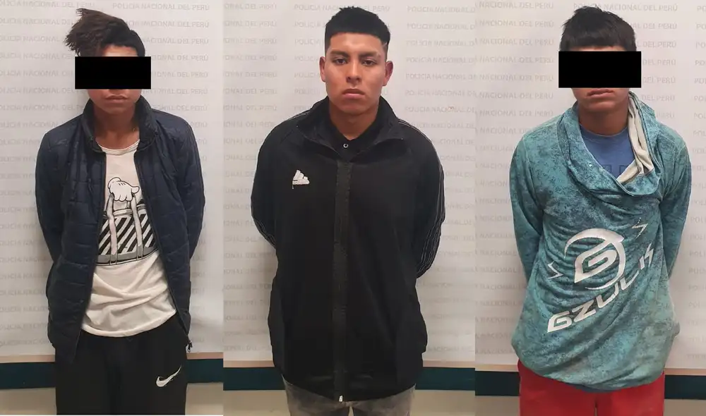 Detenidos fueron conducidos a comisaría de Paiján. Foto: PNP Detenidos fueron conducidos a comisaría de Paiján. Foto: PNP