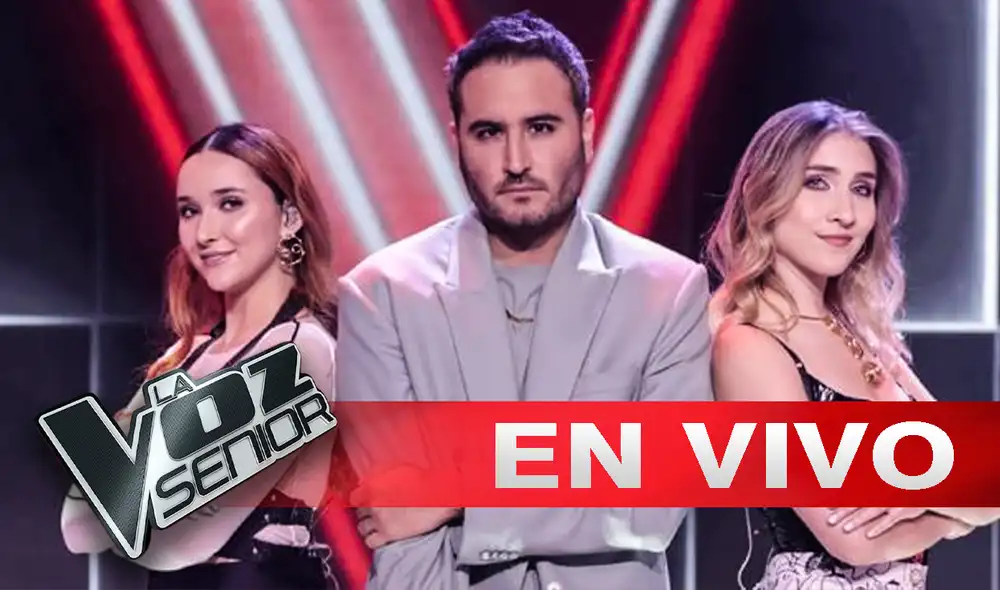 Los jurados de La voz senior Colombia van a ser implacables a la hora de calificar. Aquí el coach Jesús Navarro con dos miembros de su equipo. Foto: composición/LR
