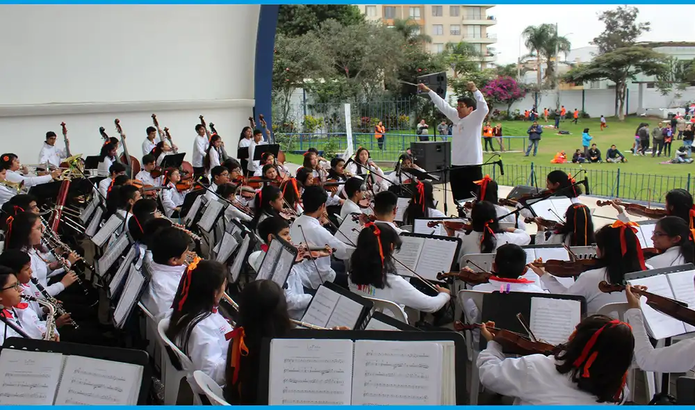 No es la primera vez que los menores ofrecen un concierto virtual. Foto: Sinfonía por el Perú No es la primera vez que los menores ofrecen un concierto virtual. Foto: Sinfonía por el Perú