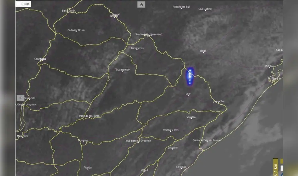 La diferencia entre meteoro y meteorito obedece a que en la segunda instancia es cuando el objeto impacta en la tierra y se encuentran los restos. Foto: captura de Twitter/@Subrayado La diferencia entre meteoro y meteorito obedece a que en la segunda instancia es cuando el objeto impacta en la tierra y se encuentran los restos. Foto: captura de Twitter/@Subrayado