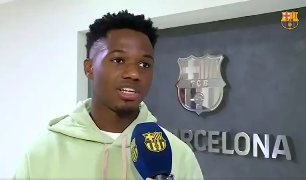 Ansu Fati debutó en la temporada 2019 con el primer equipo. Foto: captura de FC Barcelona Ansu Fati debutó en la temporada 2019 con el primer equipo. Foto: captura de FC Barcelona