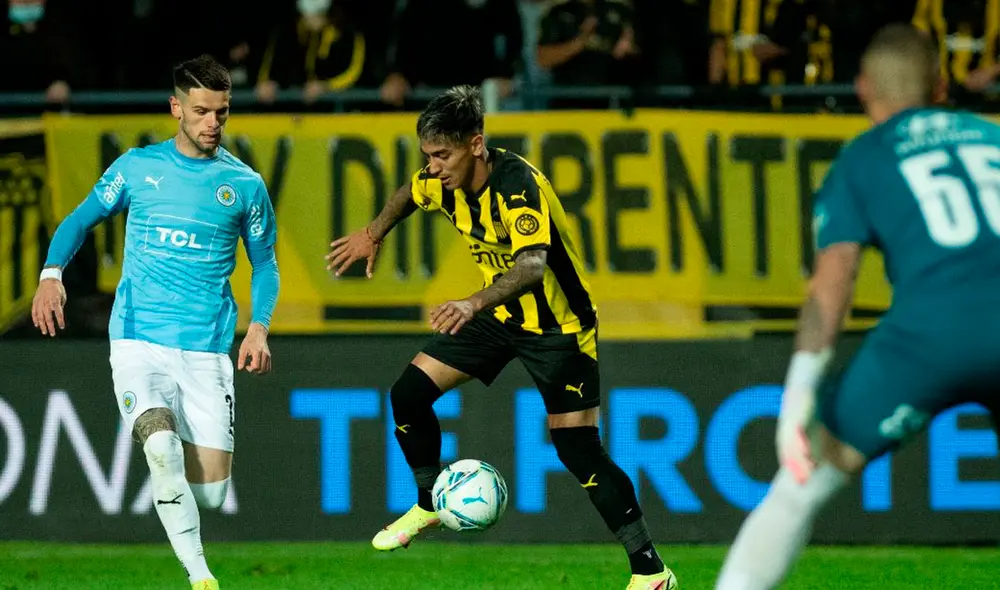 Peñarol abrió el marcador a los 41 minutos. Foto: Peñarol/Twitter Peñarol abrió el marcador a los 41 minutos. Foto: Peñarol/Twitter