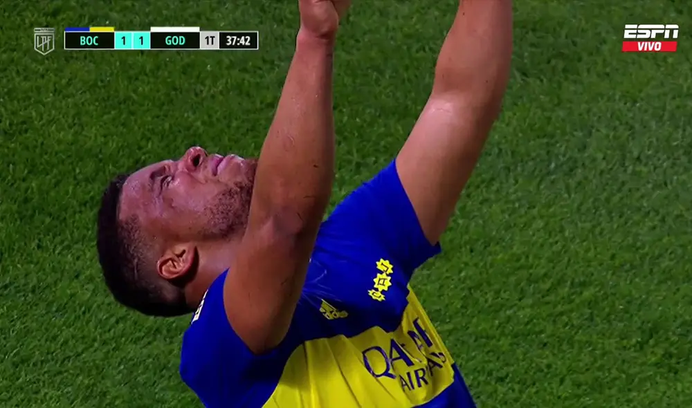 Fabra anotó el 1-1 tras un remate dentro del área. Foto: ESPN Fútbol Argentina