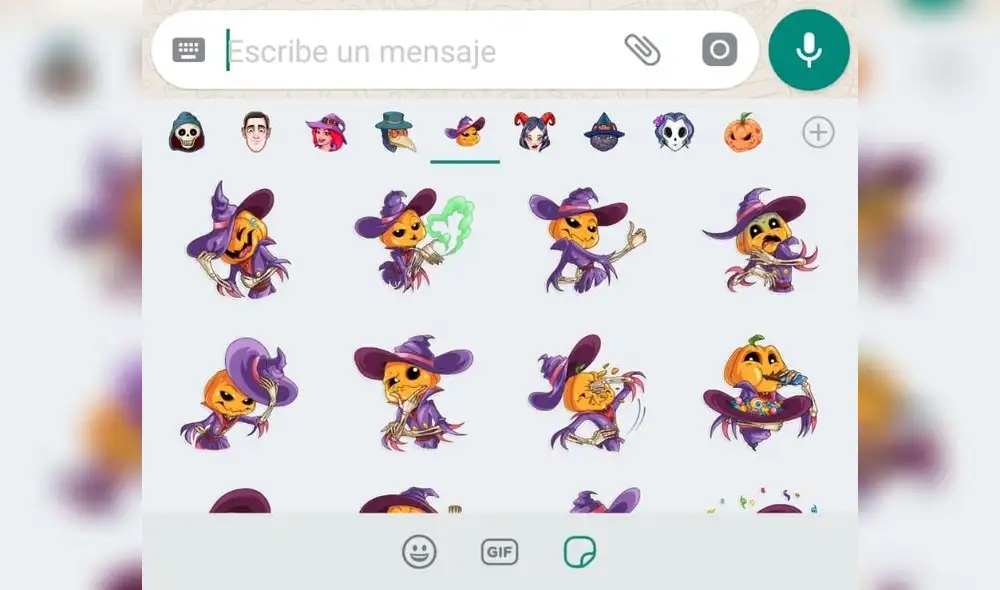 Descarga estos stickers para empezar a celebrar Halloween y divertir a tus contactos. Foto: Blog Phonehouse