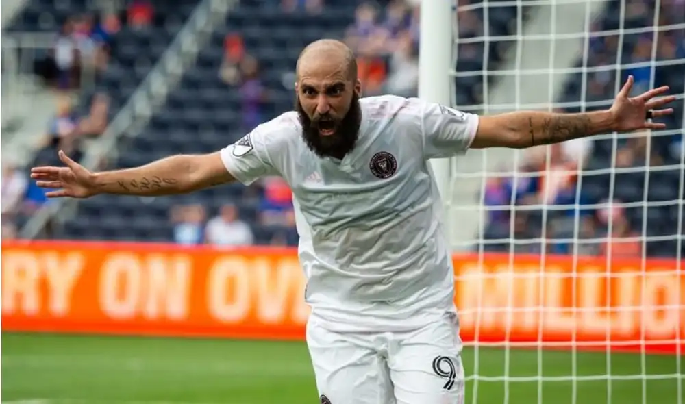 Gonzalo Higuaín llegó a la MLS tras su paso por Juventus. Foto: MLS. Gonzalo Higuaín llegó a la MLS tras su paso por Juventus. Foto: MLS.