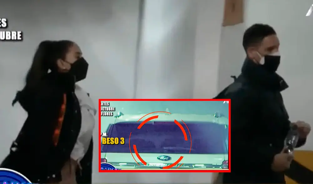 Melissa Paredes se besó con su pareja de baile. Foto: composición/captura de ATV Melissa Paredes se besó con su pareja de baile. Foto: composición/captura de ATV