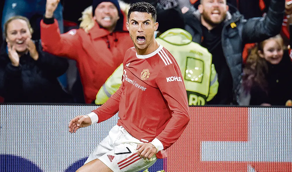 Mortal. ‘CR7’ alcanzó 140 goles profesionales de cabeza, 25 de ellos fueron en Champions. Foto: EFE Mortal. ‘CR7’ alcanzó 140 goles profesionales de cabeza, 25 de ellos fueron en Champions. Foto: EFE