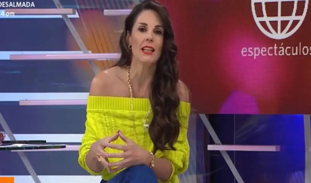 Rebecca Escribens se pronunció sobre la polémica de Melissa Paredes. Foto: captura América TV Rebecca Escribens se pronunció sobre la polémica de Melissa Paredes. Foto: captura América TV