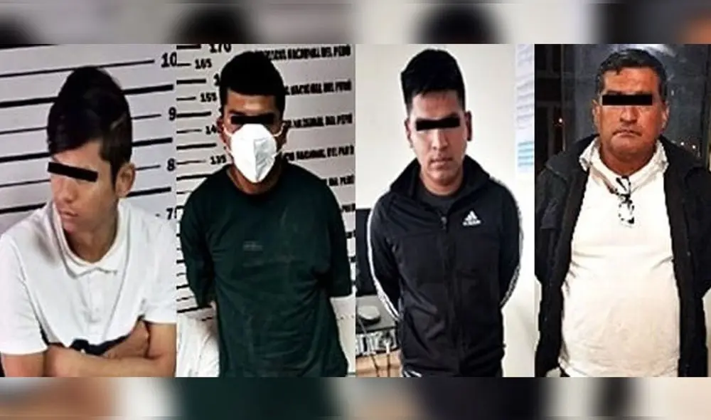 Entre los involucrados había una menor de edad que fue quien recibió el dinero de la extorsión. Foto: PNP