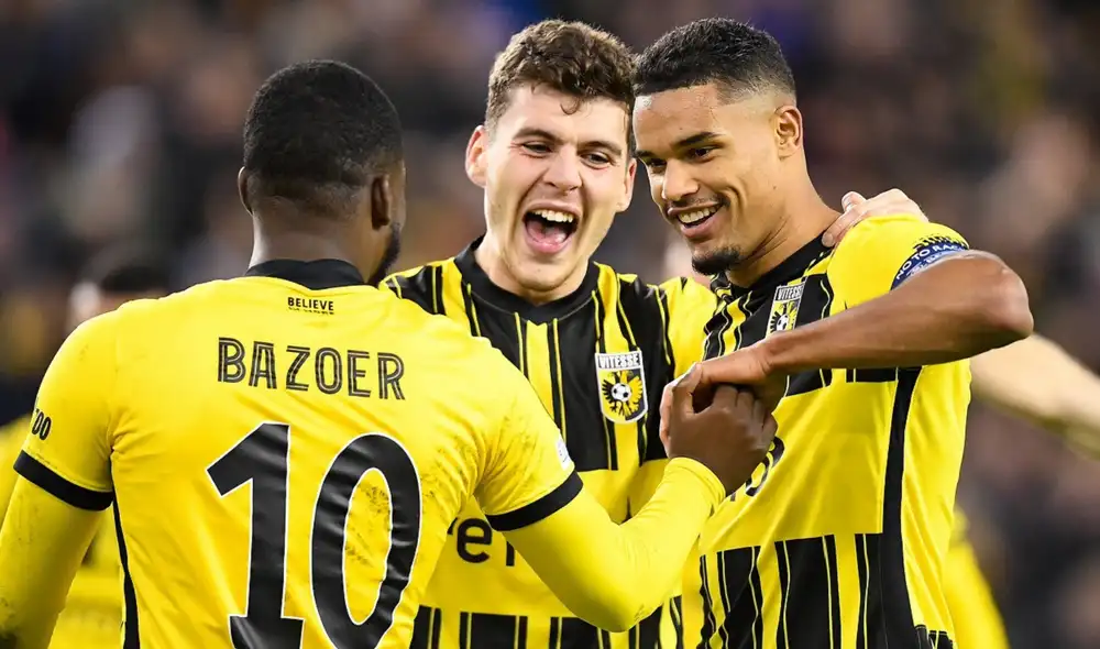 Vitesse sacó un importante triunfo ante el Tottenham. Foto: Twitter Vitesse