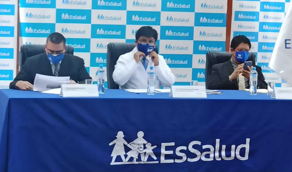 Mario Carhuapoma descartó renunciar a la presidencia de EsSalud. Foto: Jessica Merino/URPI-LR Mario Carhuapoma descartó renunciar a la presidencia de EsSalud. Foto: Jessica Merino/URPI-LR