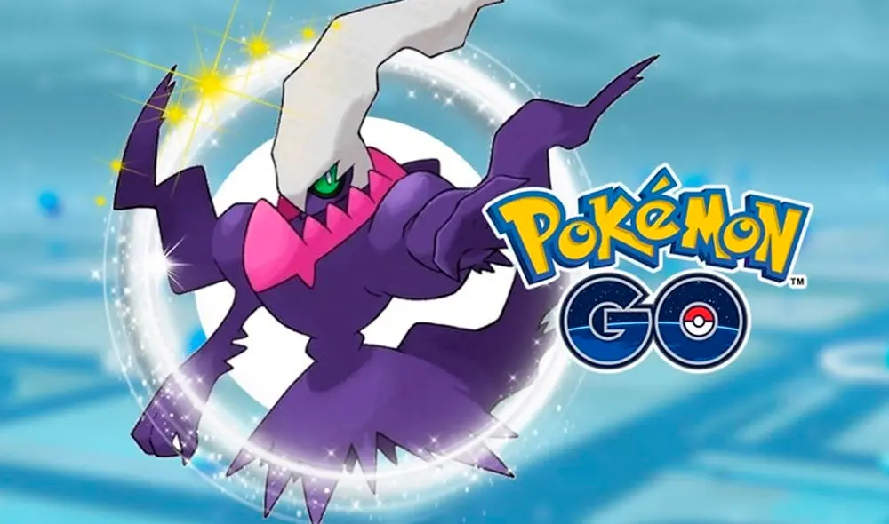 Darkrai es el pokémon de la oscuridad y del terror. Foto: Niantic Darkrai es el pokémon de la oscuridad y del terror. Foto: Niantic