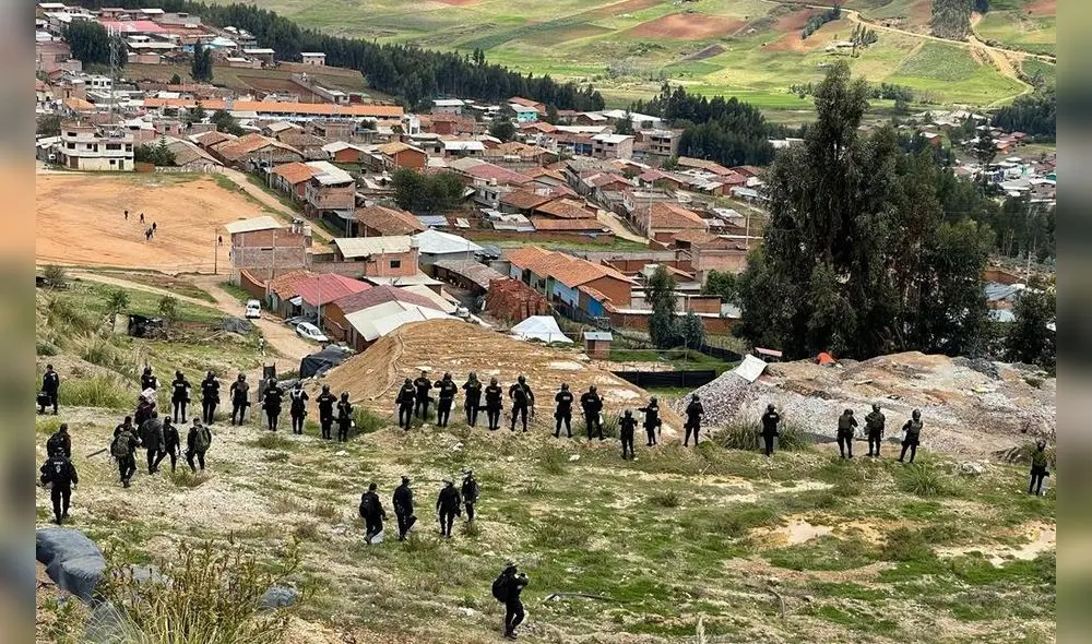 En esta zona han fallecido más de 120 personas que eran explotadas por la minería ilegal. Foto: PNP En esta zona han fallecido más de 120 personas que eran explotadas por la minería ilegal. Foto: PNP