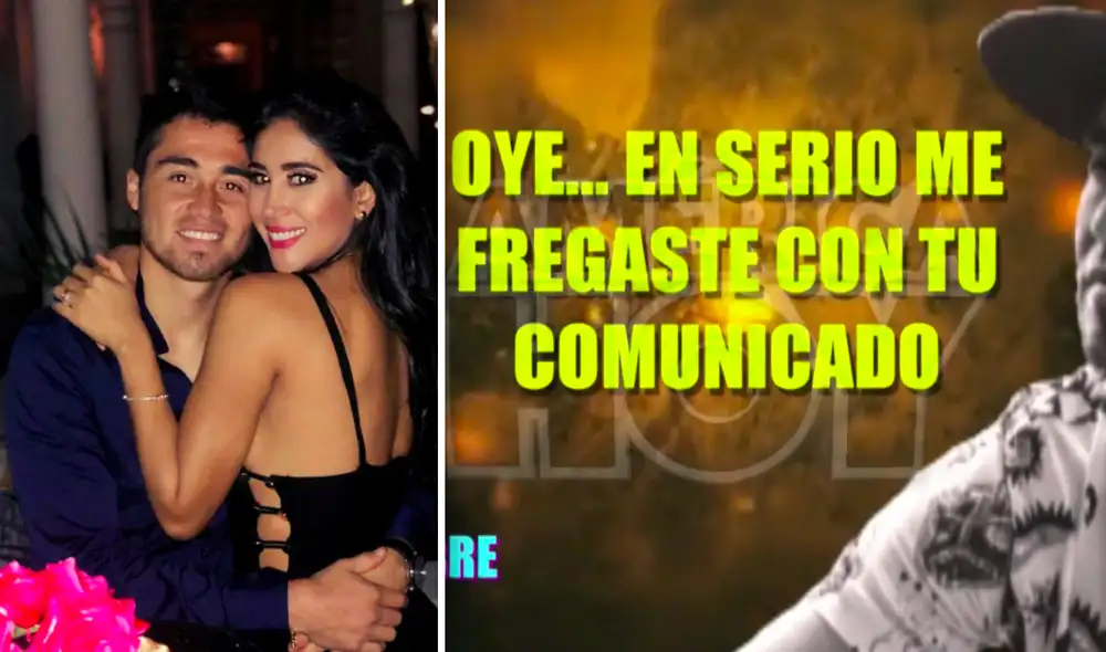 Con el audio Melissa Paredes quizo demostrar que el futbolista estaba al tanto del fin de su matrimonio. Foto: composición Instagram / América TV