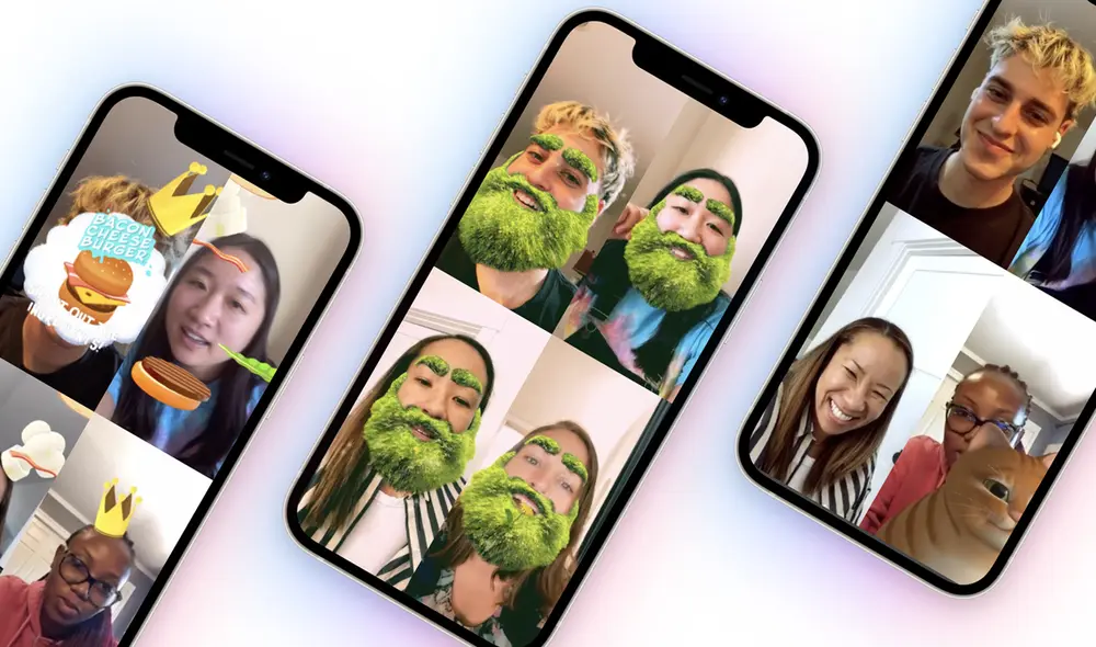 La novedad estará disponible en las videollamadas de Messenger y Messenger Rooms. Foto: Facebook