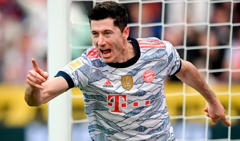 Robert Lewandowski es el segundo goleador histórico del Bayern Múnich. Foto: EFE