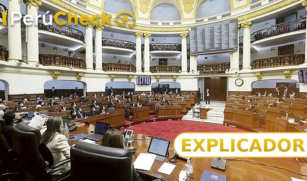 Explicador sobre la cuestión de confianza. Foto: PerúCheck Explicador sobre la cuestión de confianza. Foto: PerúCheck