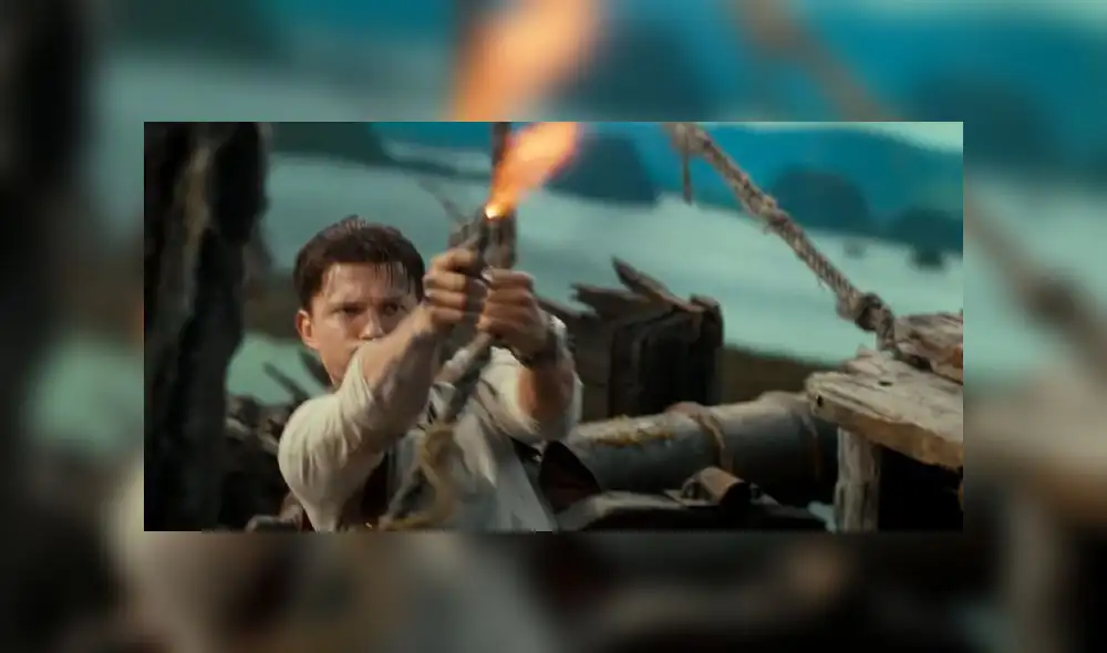 Tom Holland viste el caracteristico atuendo de Nate en los videojuegos. Foto: Sony Pictures