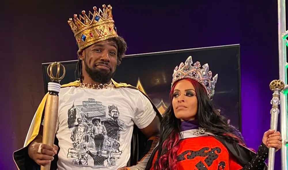 Xavier Woods y Zelina Vega se coronaron reyes del ring tras vencer a Finn Bálor y Doudrop, respectivamente. Foto: Austin Creed Xavier Woods y Zelina Vega se coronaron reyes del ring tras vencer a Finn Bálor y Doudrop, respectivamente. Foto: Austin Creed