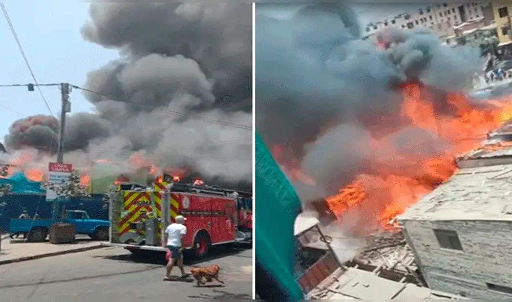 Los vecinos fueron quienes alertaron a los bomberos. Foto: Pamela Advíncula / URPI - LR