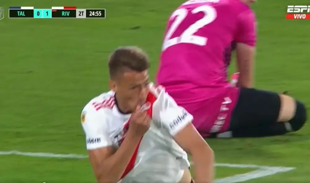 Gol de Brian Romero. Foto: captura ESPN. Gol de Brian Romero. Foto: captura ESPN.