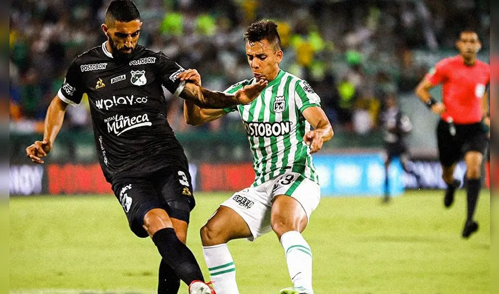 Atlético Nacional iguala 0-0 ante Deportivo Cali por la semifinal de vuelta de la Copa Colombia. Foto: twiter Deportivo Cali