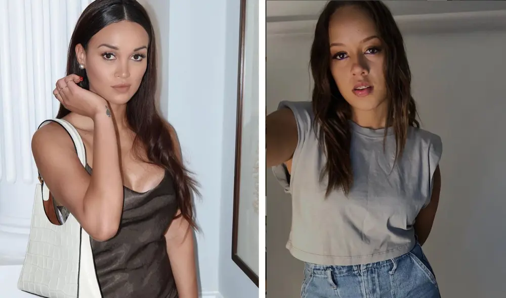 A su paso por el evento de moda, Angie Arizaga se mostró muy contenta de recibir el apoyo de su hermana. Foto: composición / Instagram A su paso por el evento de moda, Angie Arizaga se mostró muy contenta de recibir el apoyo de su hermana. Foto: composición / Instagram