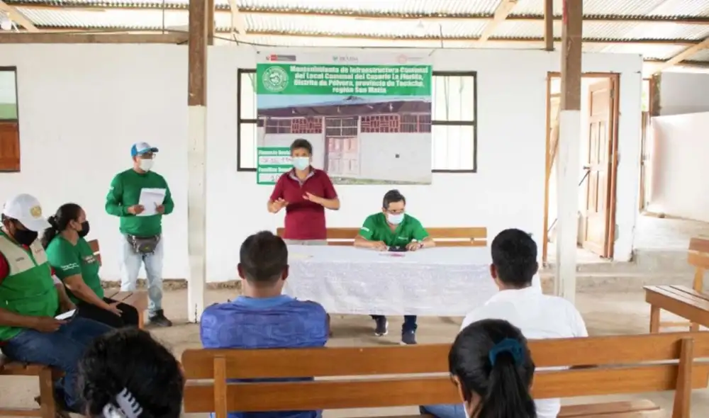 Los caseríos de Cedro y la Florida del distrito de Pólvora fueron beneficiados con las obras de mantenimientos. Foto: Devida Los caseríos de Cedro y la Florida del distrito de Pólvora fueron beneficiados con las obras de mantenimientos. Foto: Devida