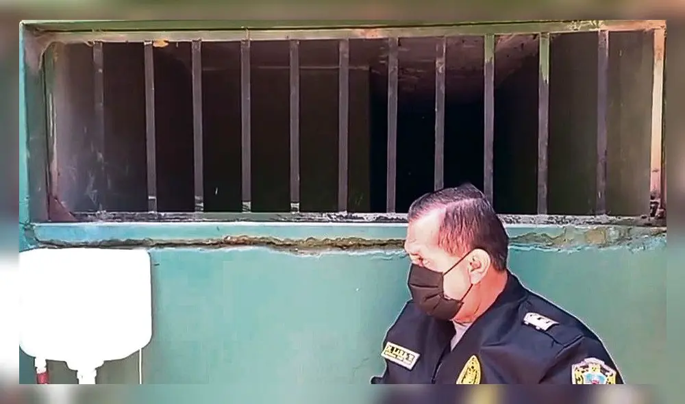 Verificación. De carceleta de donde escaparon narcos. Foto: La República