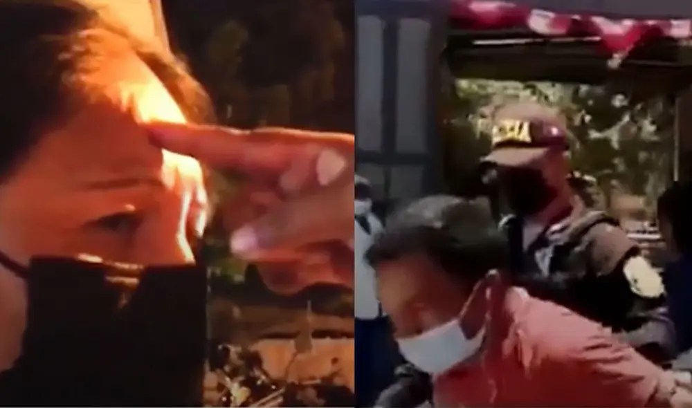 El sujeto, al no lograr su cometido, se dio a la fuga. Sin embargo, fue capturado por las autoridades. Foto: capturas de América Noticias