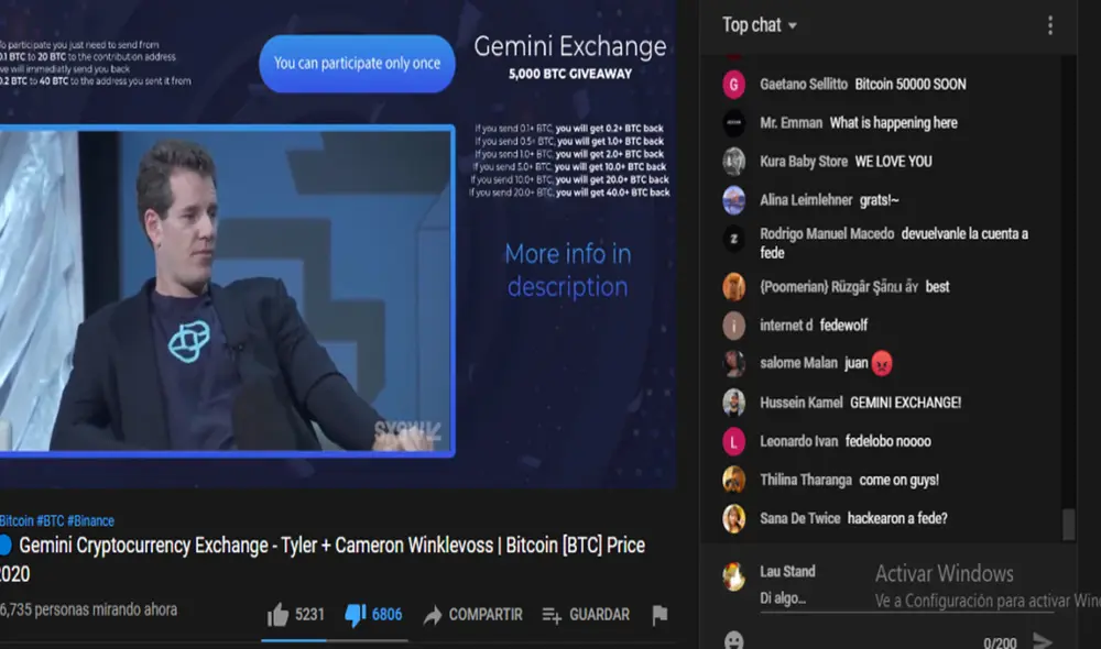 El youtuber Fedelobo fue víctima de este tipo de estafas hace algunos meses. Foto: HoraPiko