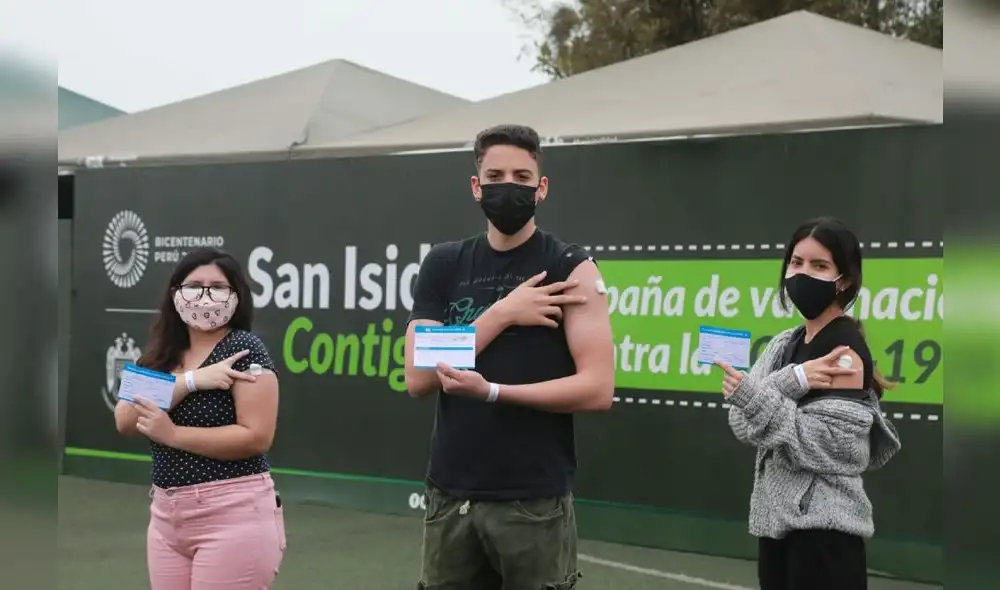 San Isidro es el primer distrito en contar con esta campaña de vacunación en sus parques. Foto: Muni San Isidro San Isidro es el primer distrito en contar con esta campaña de vacunación en sus parques. Foto: Muni San Isidro