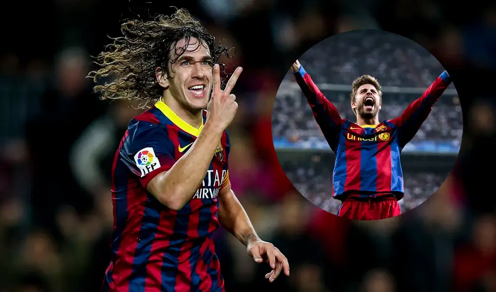 Carles Puyol y Gerard Piqué fueron compañeros desde el 2008 hasta 2015 en FC Barcelona. Foto: FC Barcelona Carles Puyol y Gerard Piqué fueron compañeros desde el 2008 hasta 2015 en FC Barcelona. Foto: FC Barcelona