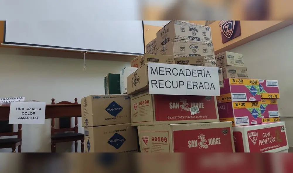 Policía captura a banda que hurtó mercadería en Arequipa y camioneta en Chincha. Foto: Divincri Policía captura a banda que hurtó mercadería en Arequipa y camioneta en Chincha. Foto: Divincri