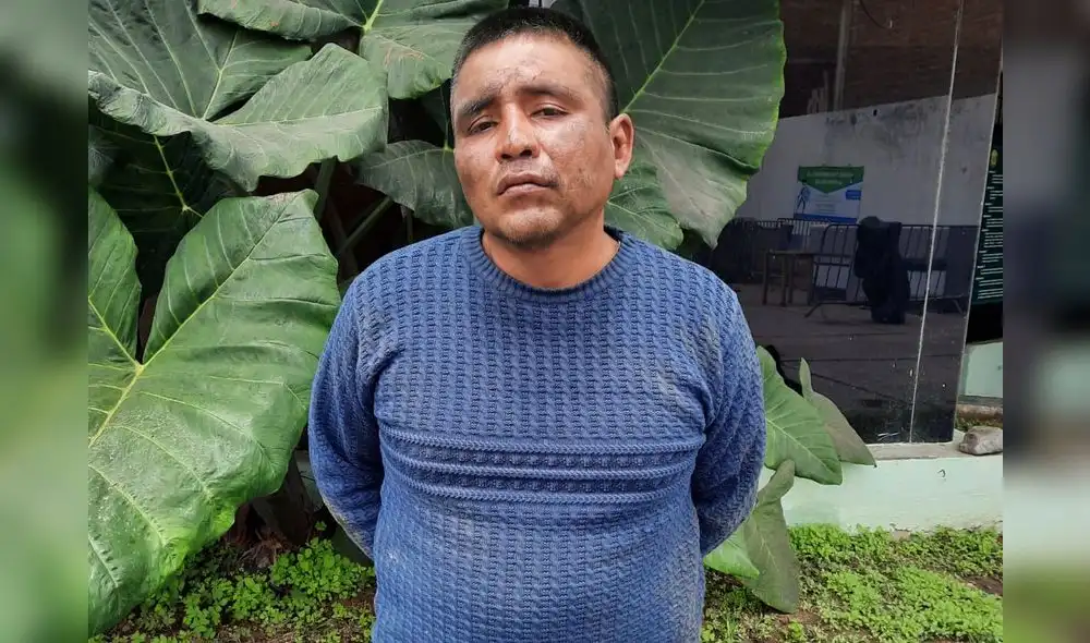 Detenido fue atrapado por transeúntes. Foto: PNP Detenido fue atrapado por transeúntes. Foto: PNP