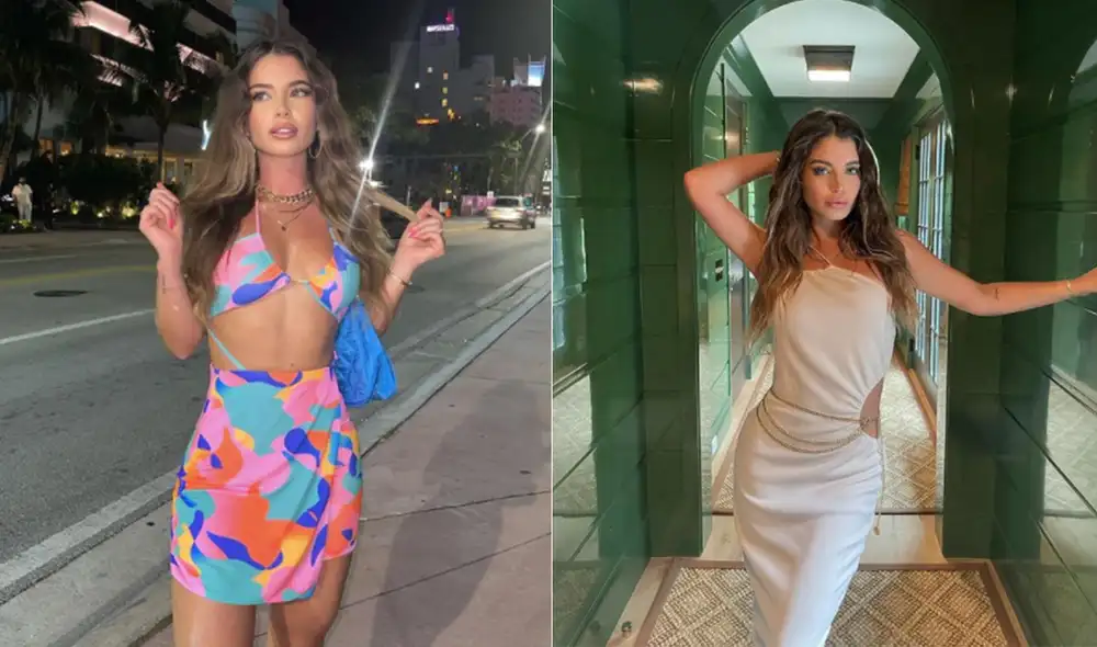 La joven influencer recibió un ramo de rosas de parte de un galán misterioso. Foto: composición captura Instagram Flavia Laos.