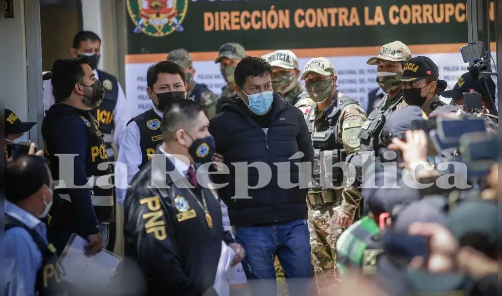 Gobernador de Arequipa fue trasladado a Medicina Legal. Foto: Rodrigo Talavera/La República