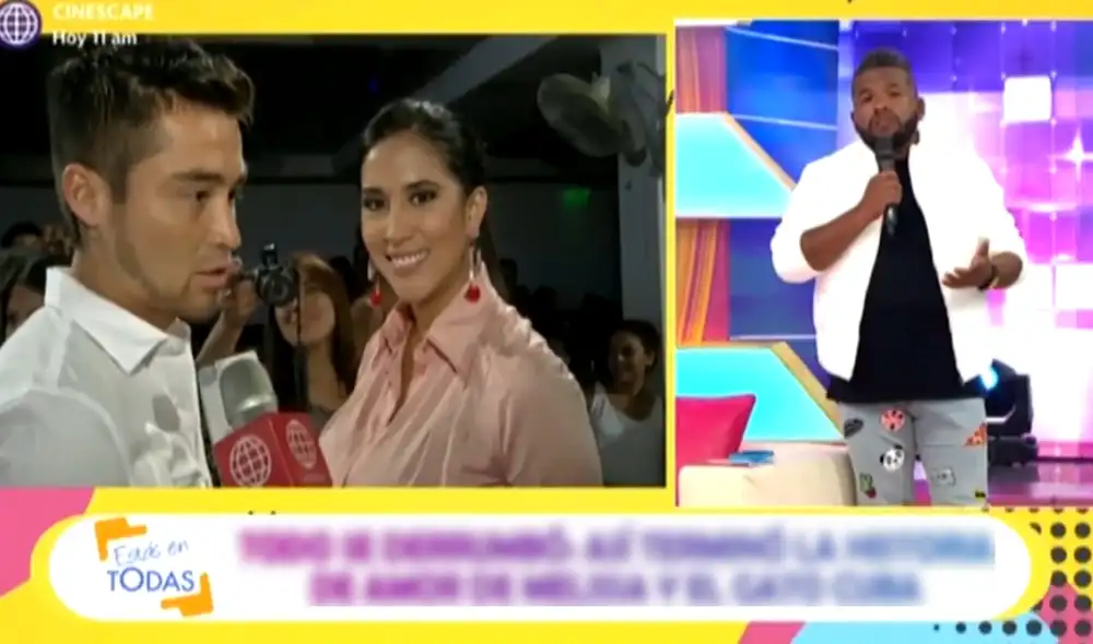 "Muchas veces la fregamos en el intento de buscar nuestra felicidad", dijo 'Choca' Mandros en la emisión de Estás en todas. Foto: captura América TV "Muchas veces la fregamos en el intento de buscar nuestra felicidad", dijo 'Choca' Mandros en la emisión de Estás en todas. Foto: captura América TV