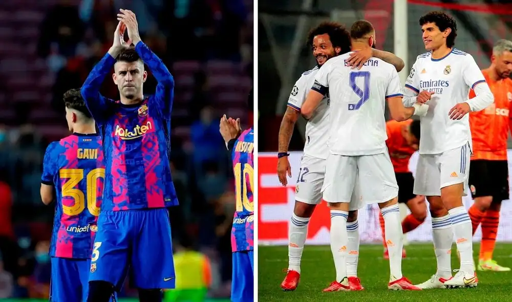 FC Barcelona y Real Madrid jugarán este domingo en el Camp Nou. Foto: EFE.