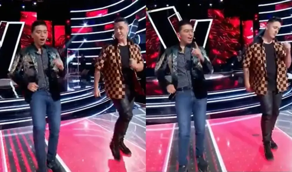 Christian Yaipén y Joey Montana, entrenadores de La voz kids Perú. Foto: captura de Latina