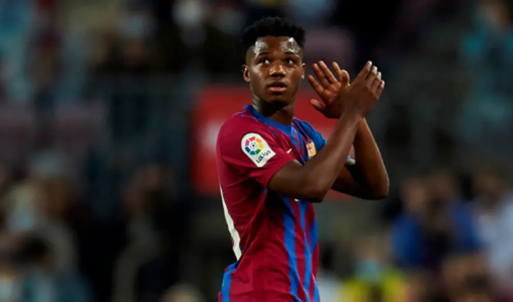 Ansu debutó con el FC Barcelona en agosto de 2019. Foto: EFE Ansu debutó con el FC Barcelona en agosto de 2019. Foto: EFE