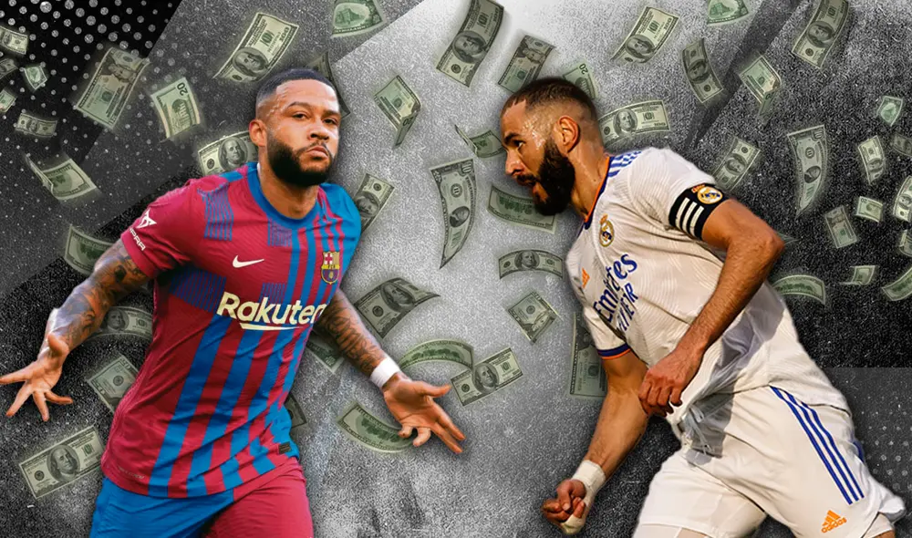 Real Madrid supera a FC Barcelona en el mercado internacional, según Transfermarkt. Foto: composición GLR