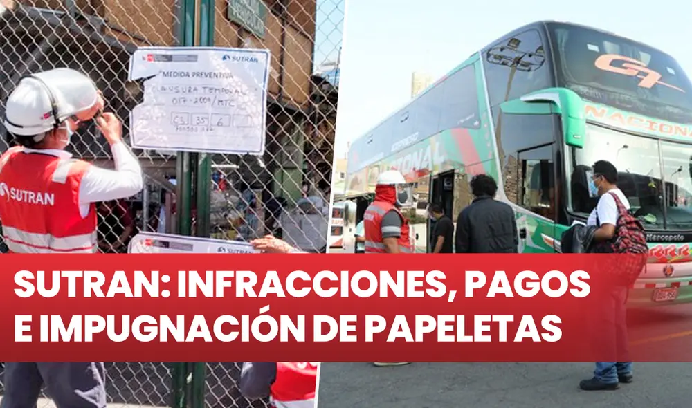 Sutran: qué funciones cumple, cómo se estructura, quién la preside y más sobre infracciones multas y papeletas en las carreteras del Perú. Foto: composición Fabrizio Oviedo/La República/superintendencia de transporte terrestre